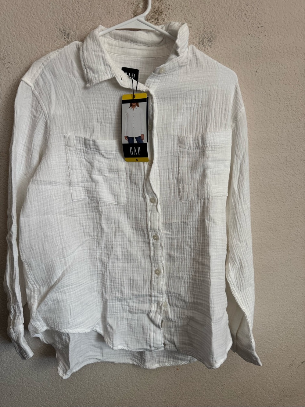 Gap Women's Cotton Gauze Button Up Shirt